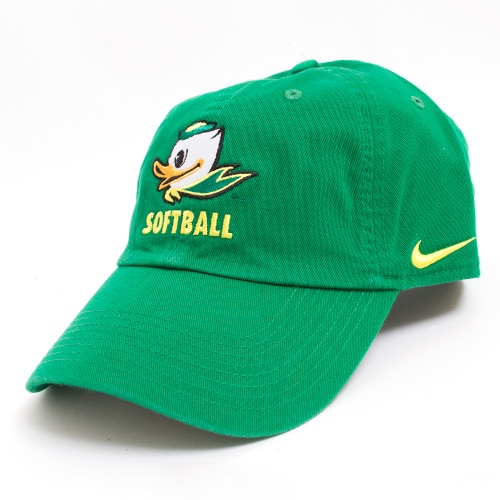 Fighting Duck, Nike, Green, Curved Bill, Cotton, Accessories, Men, Softball, Hat, 8379
